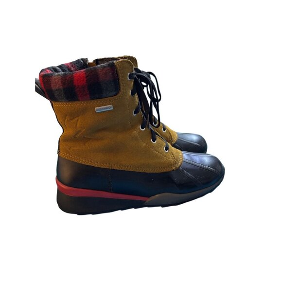 Cougar Totem Women’s Brown Waterproof Duck Boots Oak Leather Rubber Size 7M - Picture 3 of 8